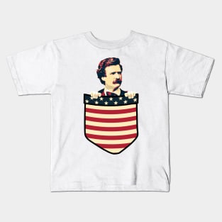 Mark Twain America In My Pocket Kids T-Shirt